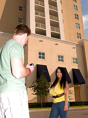 Sexy BBW get pickedup on sex street