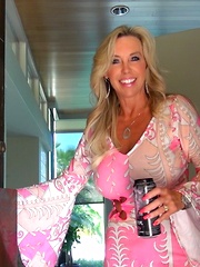 Wifey Sucks Her Neighbor's Cock